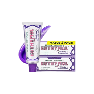 Euthymol Purple Whitening Toothpaste (Pack of 2)