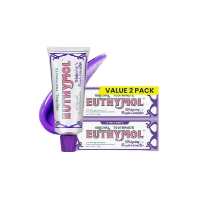 Euthymol Purple Whitening Toothpaste (Pack of 2)