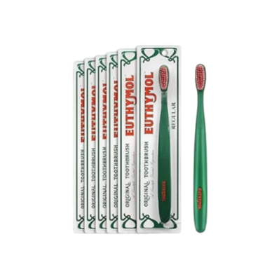 EUTHYMOL Original Toothbrush (Regular, 6 Count)